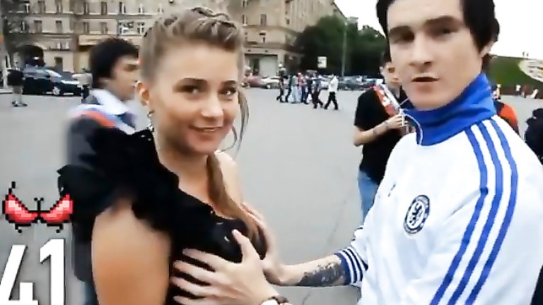 Lucky guy fondles hundreds of tits in compilation