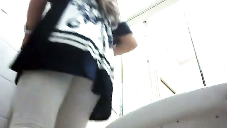 female poopingpants voyeur video