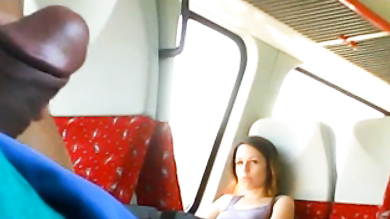 Stroking to a beautiful college girl on the train voyeurstyle Sex Pic Hd