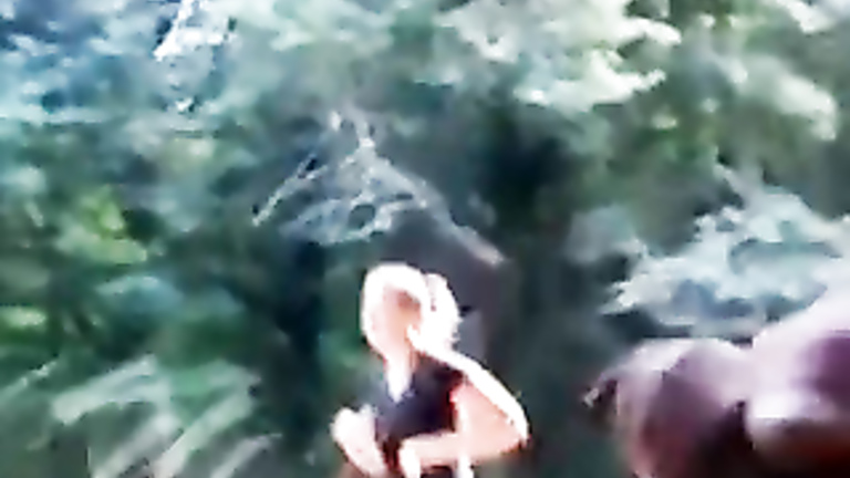 Exhibitionist jerks off in the woods along jogging path