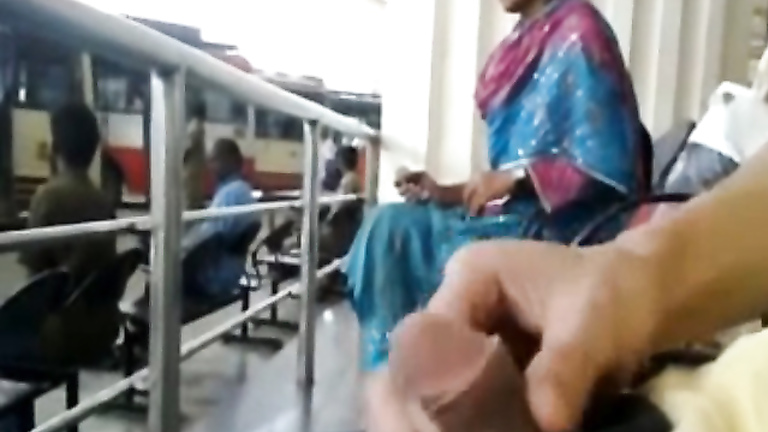 Indian Girl Bus Station Masturbation