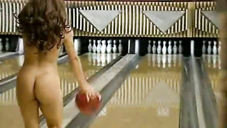 College Girl Naked Bowling
