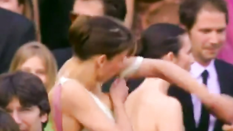 Sophie Marceau nipple slip at award show