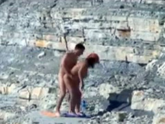 Horny couples have great group sex on the beach