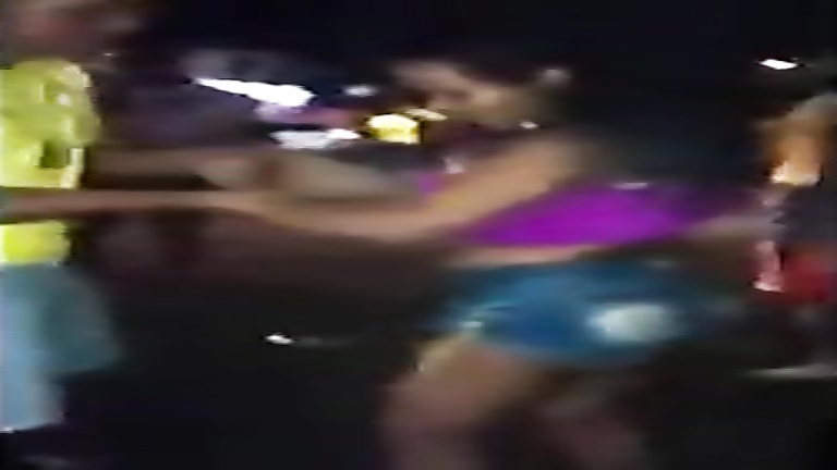 Brazilian party girl groped and fingered by dancing guys