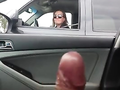 Dude gets caught stroking his penis by a loyal woman