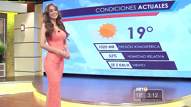 Forecast with the hottest weather girl ever!