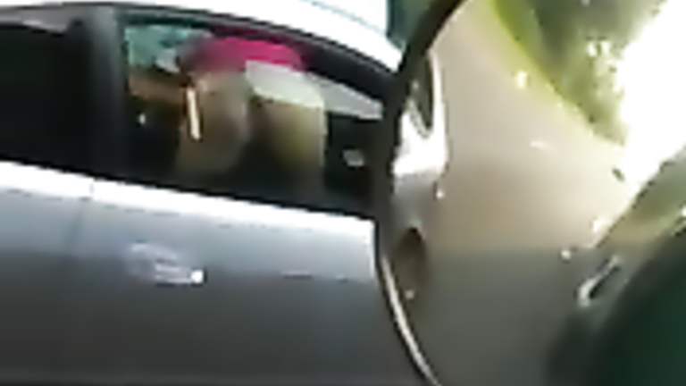 Good blowjob in the speeding car