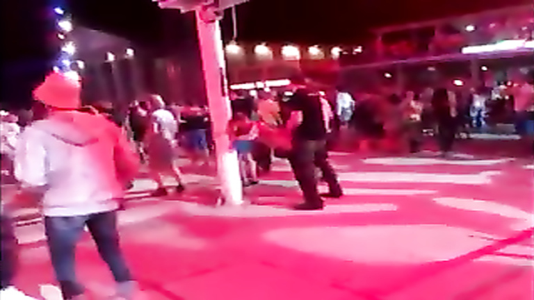 Impeccable Dutch girl gets drilled at the open air party