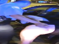 Officer tries to stop two drunken curvaceous bimbos from fighting