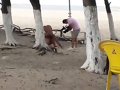 I caught two people copulating at the nearby beach