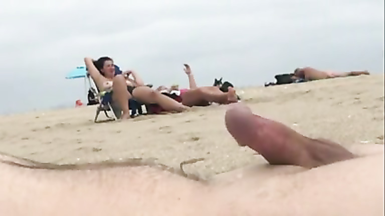 beach voyeurism small dick video male