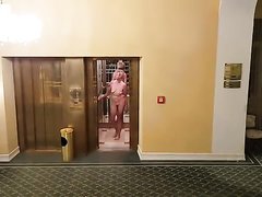 Naked woman in the hotel