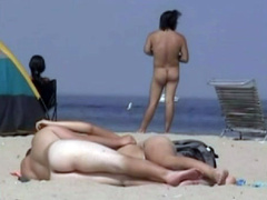 Sexy bodies in a nude beach compilation video