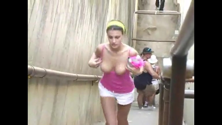 Unaware Tits Out In Public