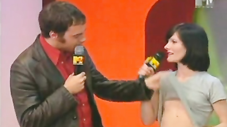 MTV host shows her little titties