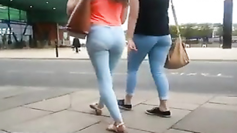 Following their juicy little asses