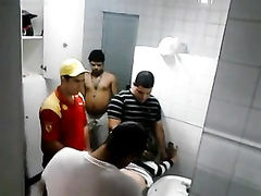 Horny Mexican guys pounding one hooker