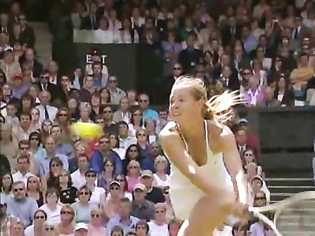 Maria Sharapova downblouse during a tennis match