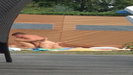 Sex In The Backyard With A Mature Married Couple Voyeurstyle Com