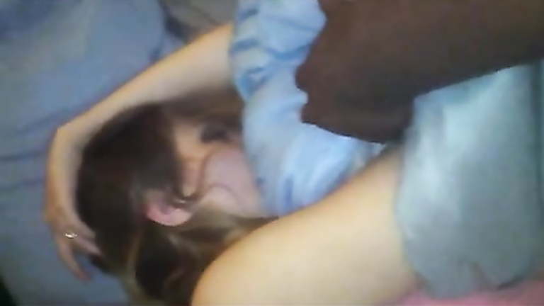 Sleeping girlfriend has the sexiest shaved crotch